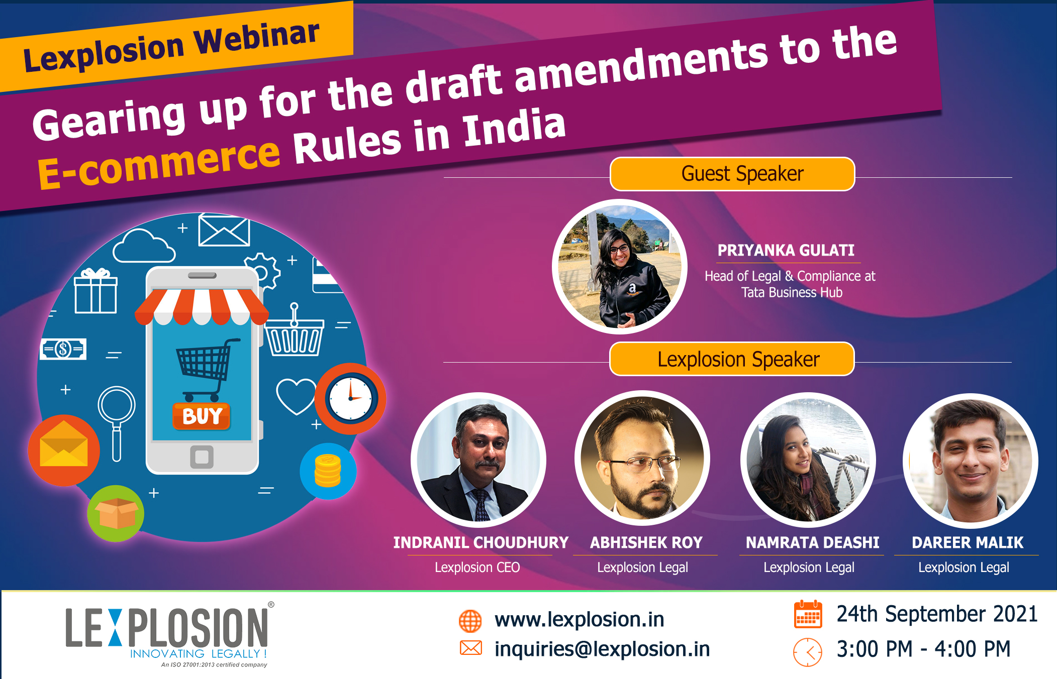 webinar on draft e-commerce rules